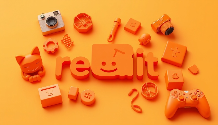 Reddit logo with 3D objects, How to get traffic in 2025