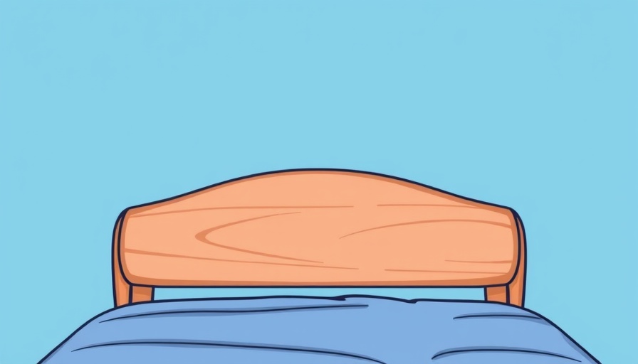 Minimalistic blue headboard illustration, stop headboard banging against wall.