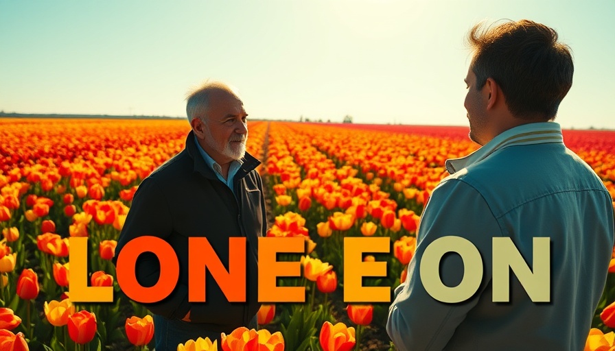 Finland Formula for happiness digital thumbnail with vibrant tulip field.