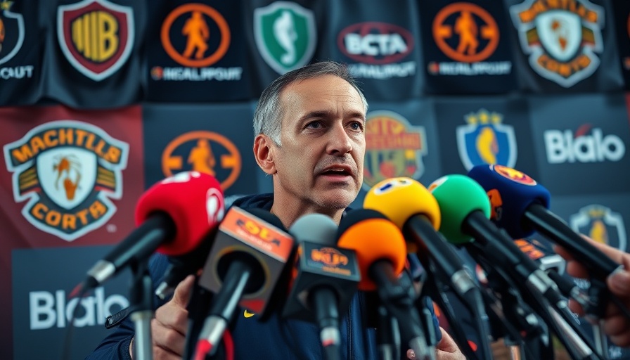 Coach discussing Nedbank Cup semi-final insights at a press conference.