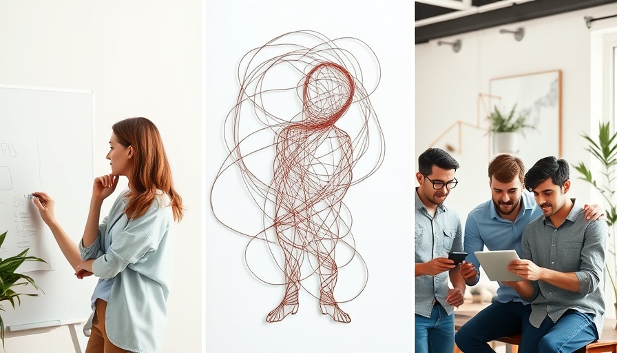 Enneagram 6 subtypes and mental health concepts illustrated in a triptych.