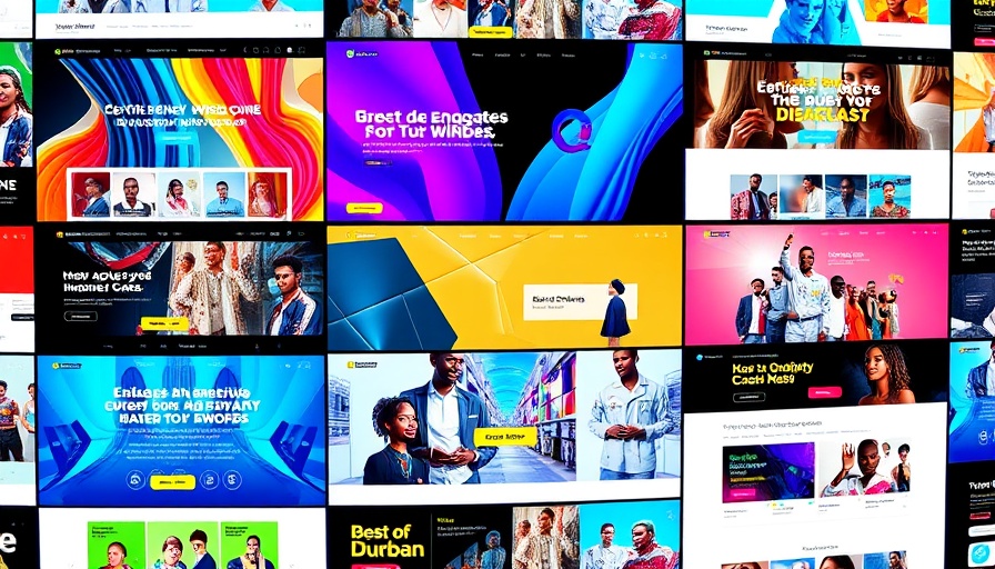 Colorful Best of Durban 2025 awards digital collage.