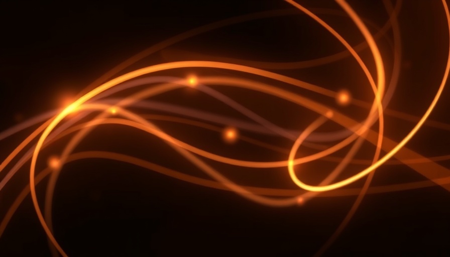 B2B marketing strategy abstract book cover with dynamic light patterns.