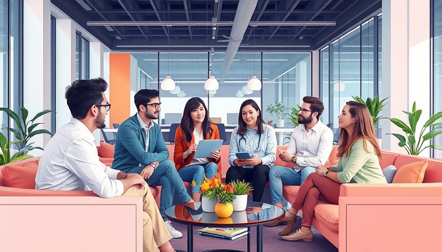 Diverse researchers in modern office discussing UX, Research Reporting for UXRs.