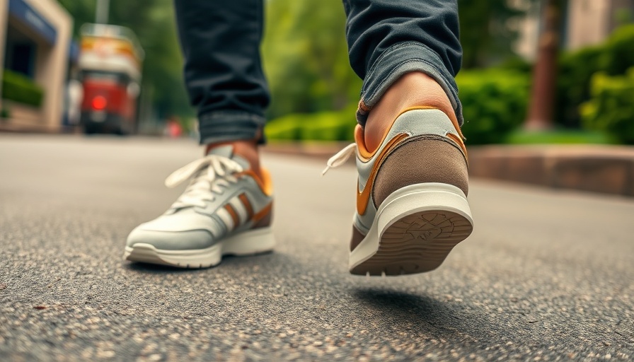 Stylish sneakers walking on urban street, Brand Identity Management Strategies.