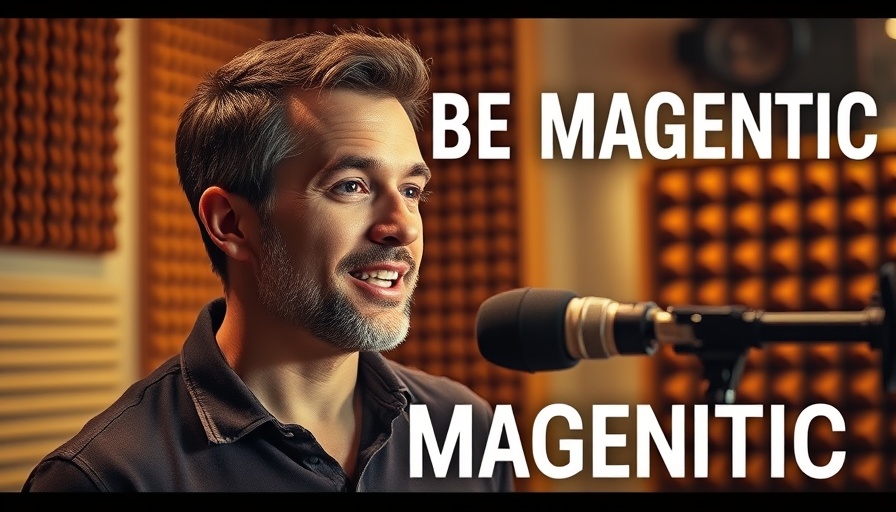 Confident man discussing building a personal brand