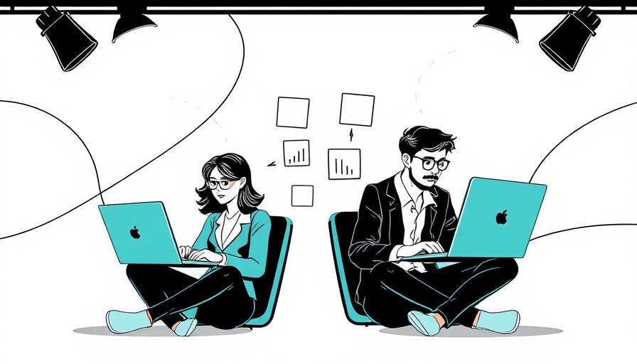 Stylized illustration of professionals developing personalized GTM strategies.