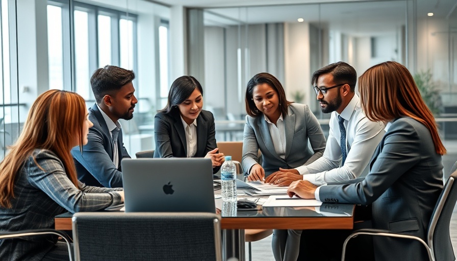 Diverse team discussing LinkedIn ABM Pipelines strategy