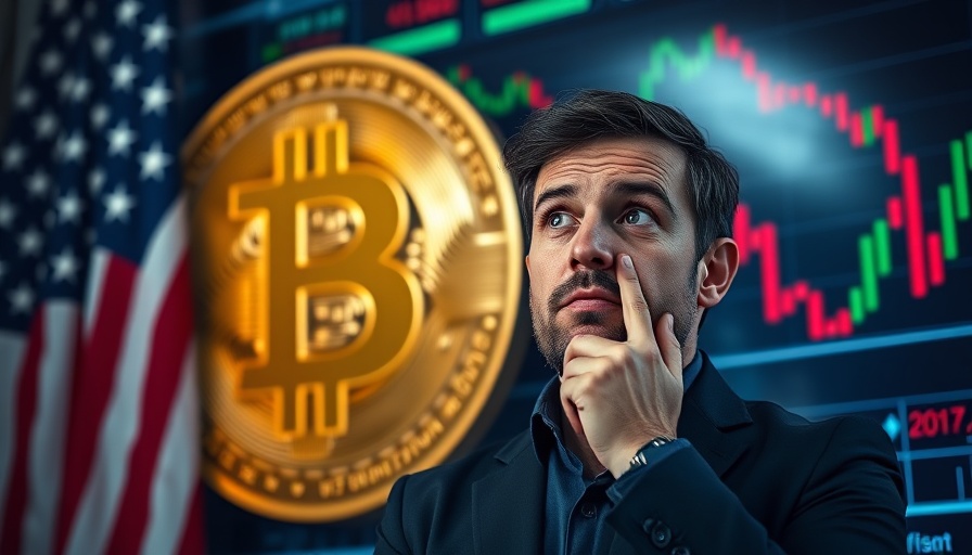 US plans to buy Bitcoin concept with flag and Bitcoin symbol.