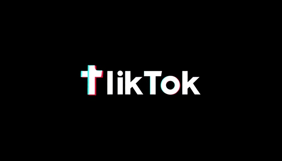TikTok logo on black background for business reviews.