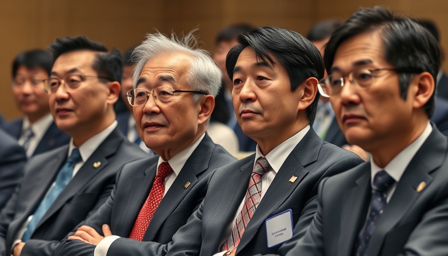 Japanese officials focus at Japan Africa TICAD Conference.