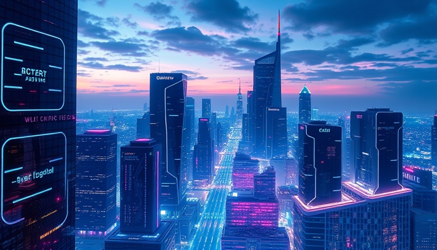 Futuristic digital cityscape with cloud servers, best web hosting for SEO in 2025