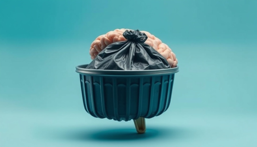 Surreal brain artwork symbolizing mental detox for sleep health.