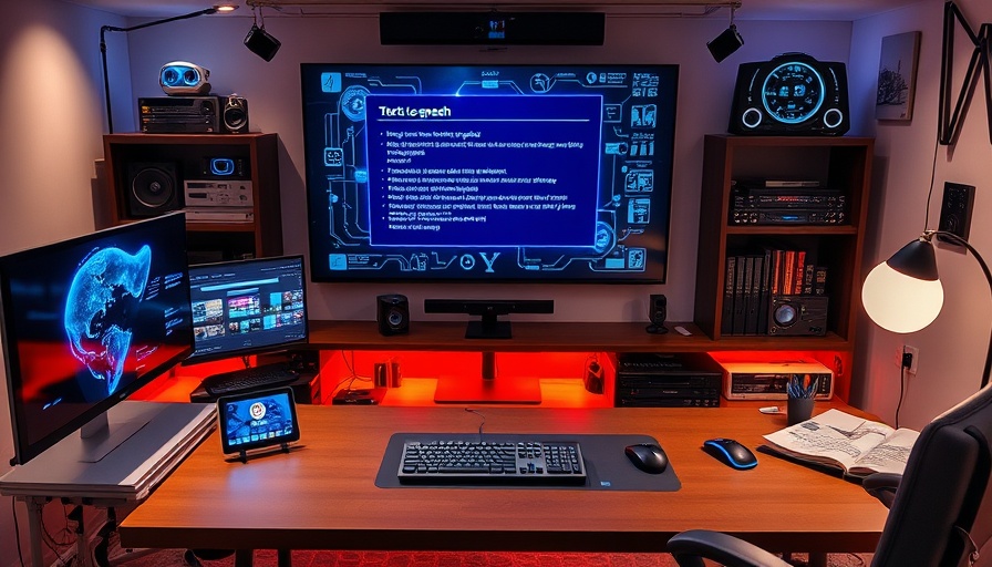 Advanced setup illustrating text to speech technology.