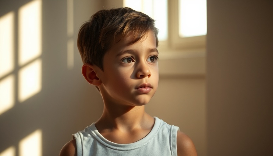 Thoughtful young boy in sunlight, World Press Photo 2025.