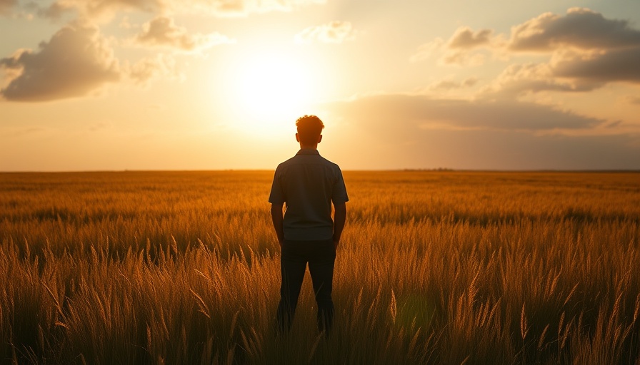 Silhouette of person in field at sunrise symbolizing anxiety disorders.