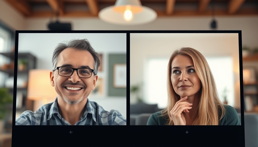 Video call discussing dating after divorce tips with a man and woman.