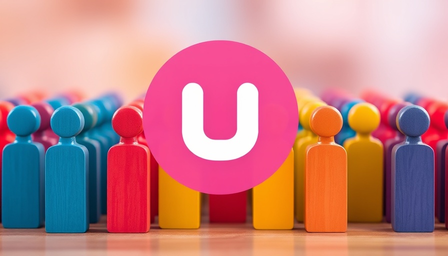Vibrant figures and magnet icon symbolizing customer acquisition platforms.