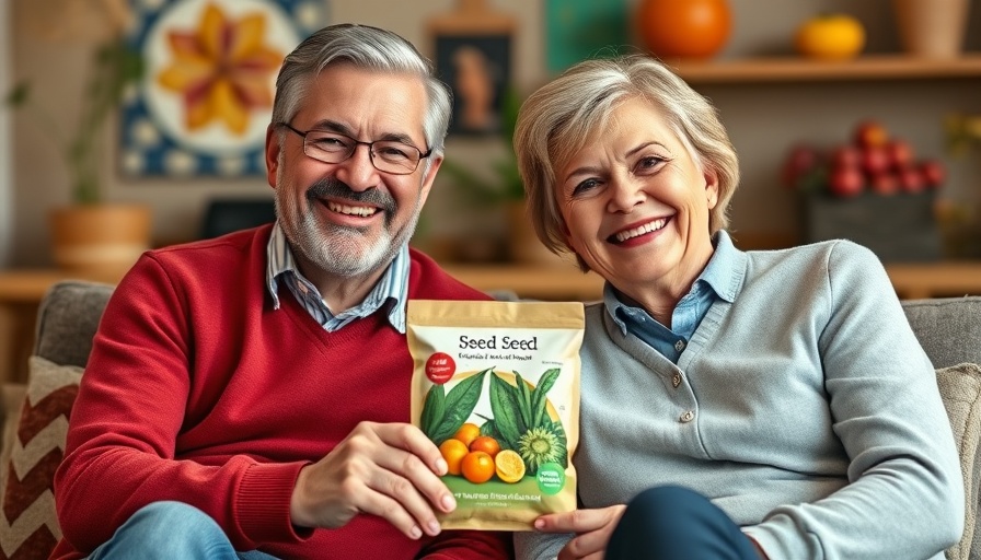 Cheerful couple in homesteading trend families interview setup