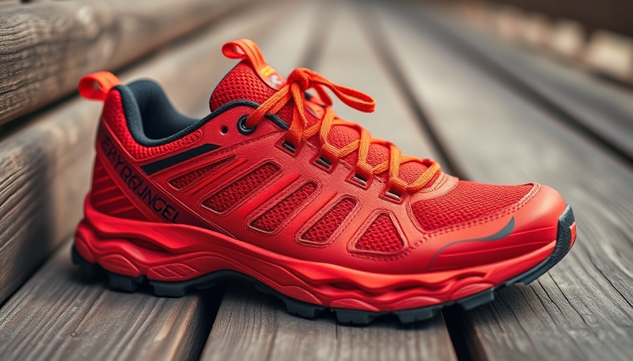 Speedland GL:SVT trail running shoes on wooden deck.