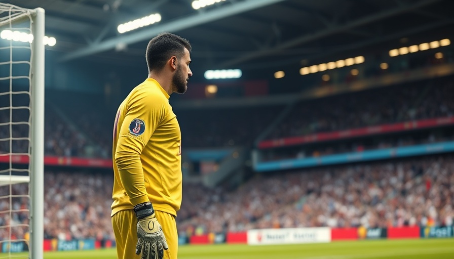 CAF Confederation Cup semi-final: Focused goalkeeper in action.