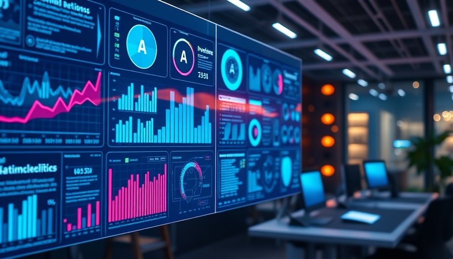 AI elements in digital marketing interface, future tech