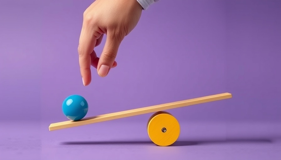 Abstract concept of tipping the balance, cheating in the age of AI.