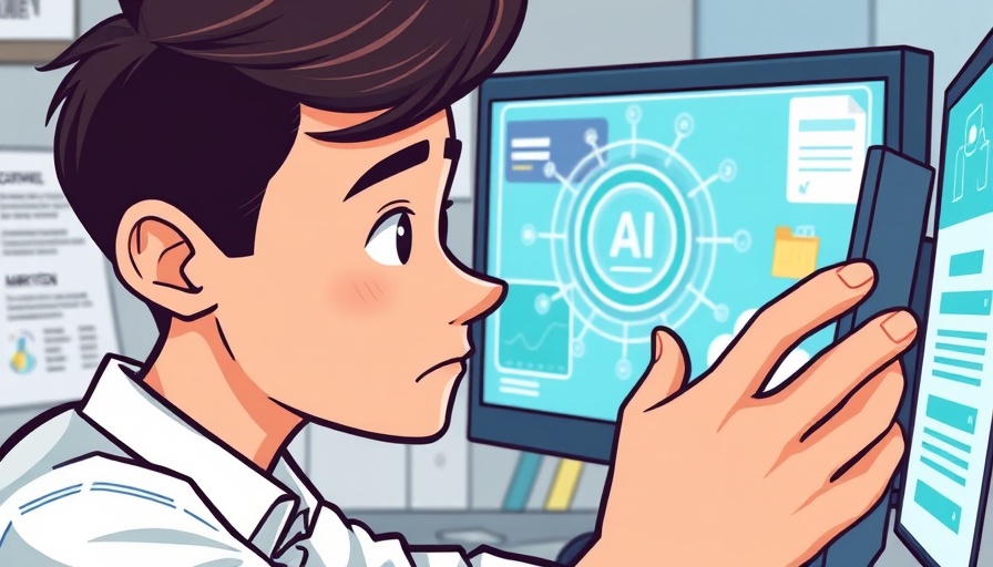Illustration of AI technology in digital marketing context.