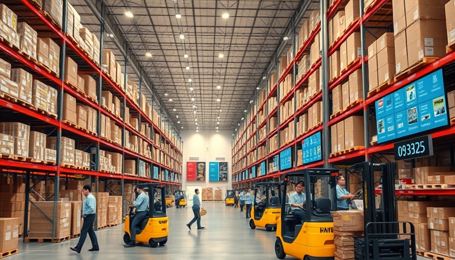 Optimize E-commerce Logistics in Los Angeles warehouse scene