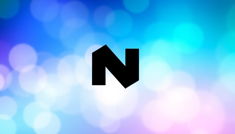 Minimalistic Next.js logo on a vibrant bokeh background