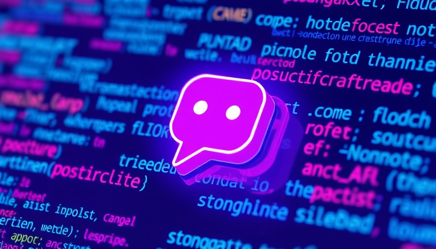 3D chatbot icon with digital background illustrating AI chatbot usage.