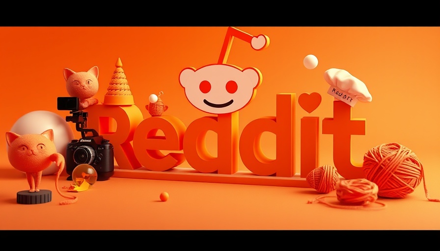 Test Your SEO Skills Without Budget: Reddit logo with orange 3D objects.