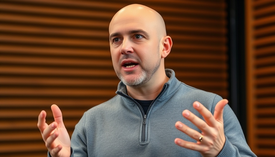 Man discussing lead magnets in a studio setting.