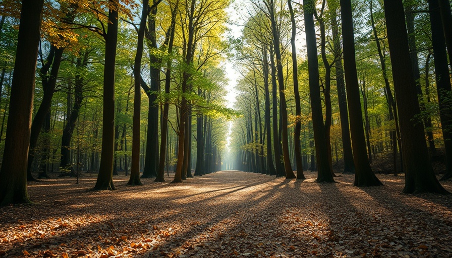 Forest path in South Africa, ideal travel destination