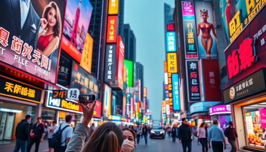 Street scene showcasing how OOH ads are transforming brand visibility.