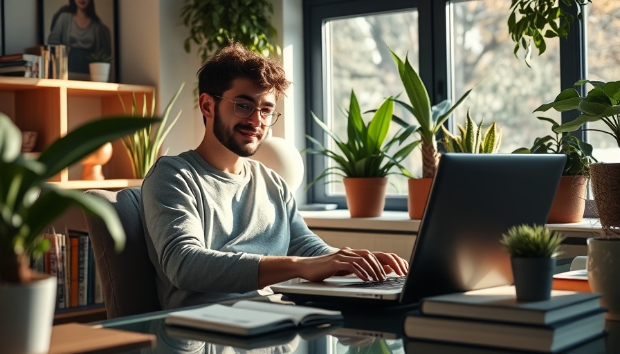 Modern home office showcasing benefits of hiring remote workers