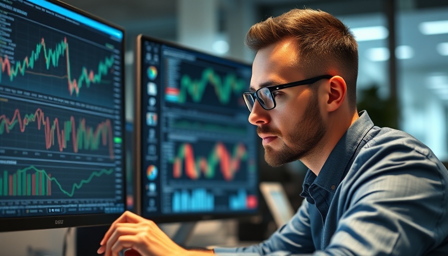 Analyst reviewing SARS interest rates update on a computer screen.