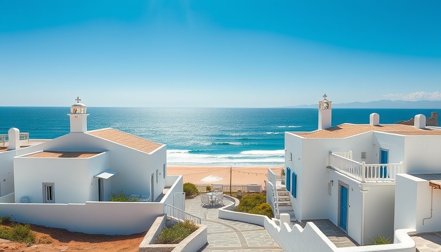 Serene coastal town with beach, South Africa travel destinations
