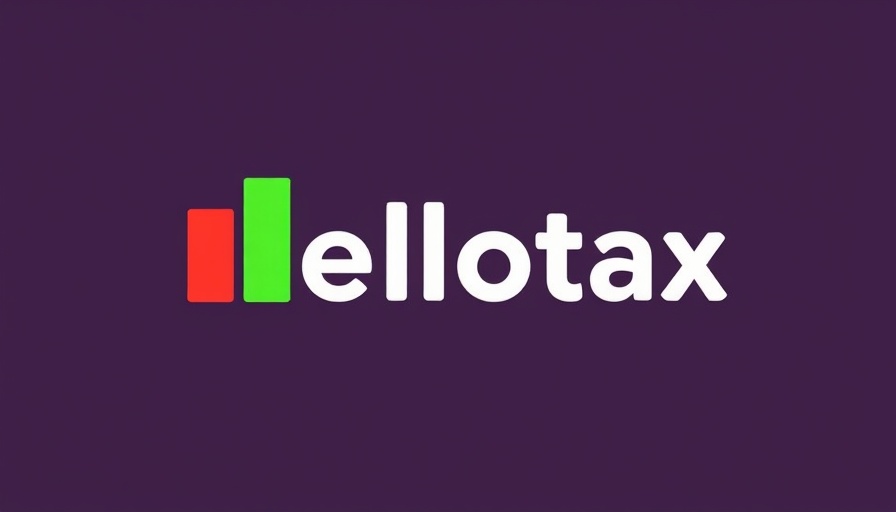 Colorful hellotax logo with a bar graph design, minimalistic look