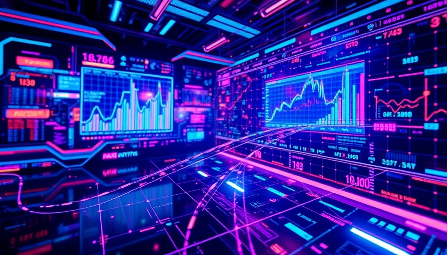 Futuristic digital marketing trends interface 2025.