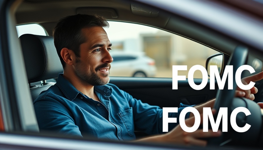 Man discussing FOMC in car, Bitcoin Stability Before FOMC Meeting context.