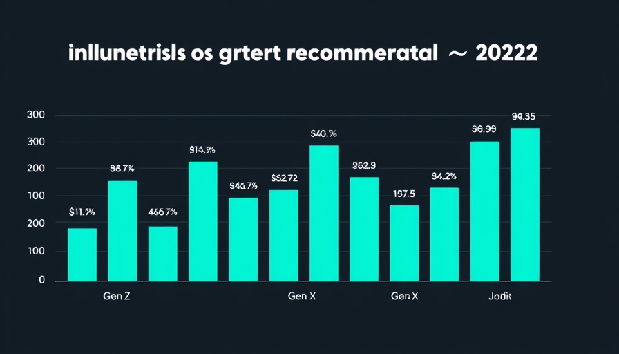 Bar chart showing Gen Z marketing influence by influencers.