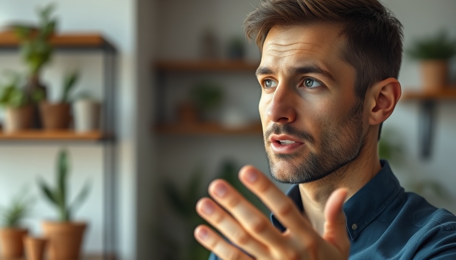 Man discussing exposure technique for OCD treatment.