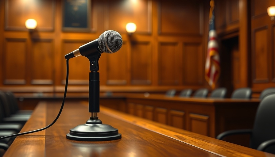 Courtroom setting for Employment Equity Act application hearing