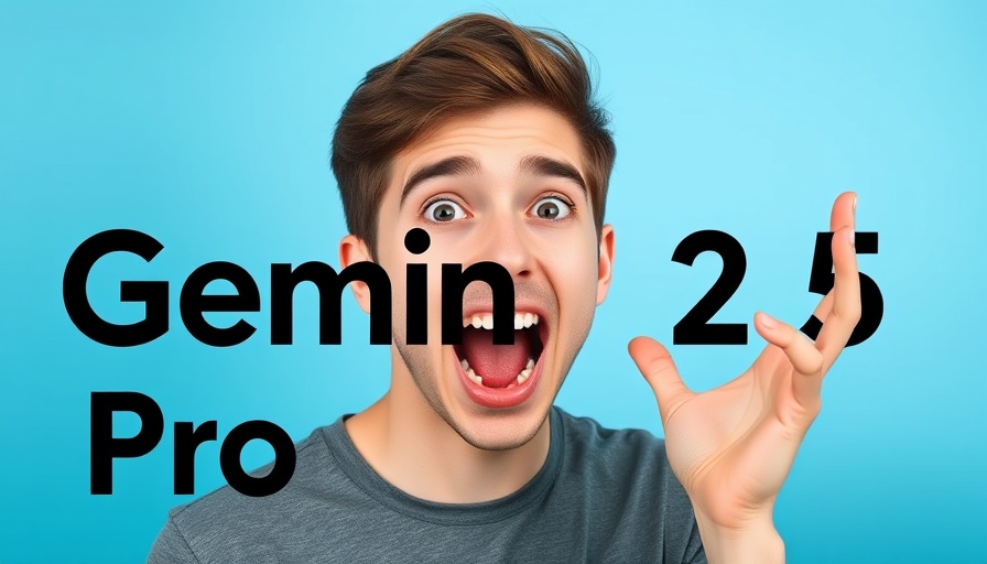 Excited young man reacting to Google Gemini 2.5 Pro Update.