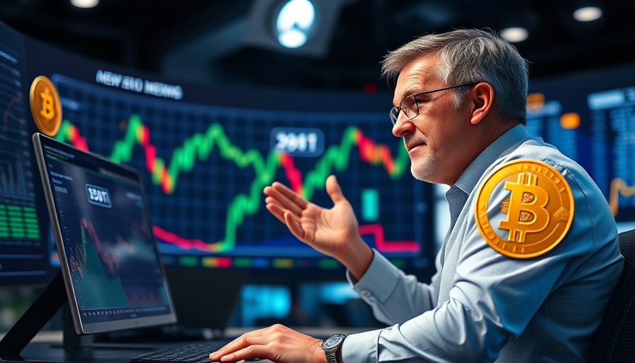Financial expert discusses Bitcoin price prediction on news channel.