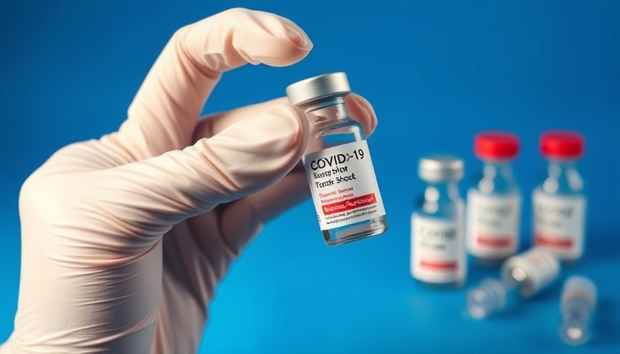 CDC COVID-19 vaccine recommendations concept with booster vial.