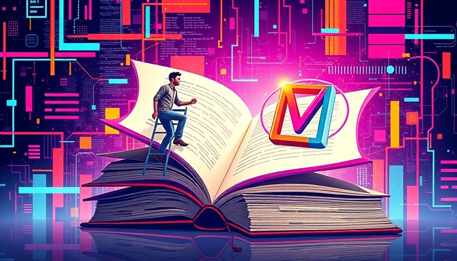 Mid-level designer career progression illustration with glitch effects.