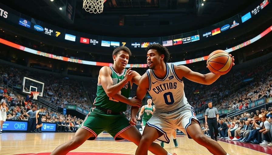 Jayson Tatum in action during Celtics playoffs.