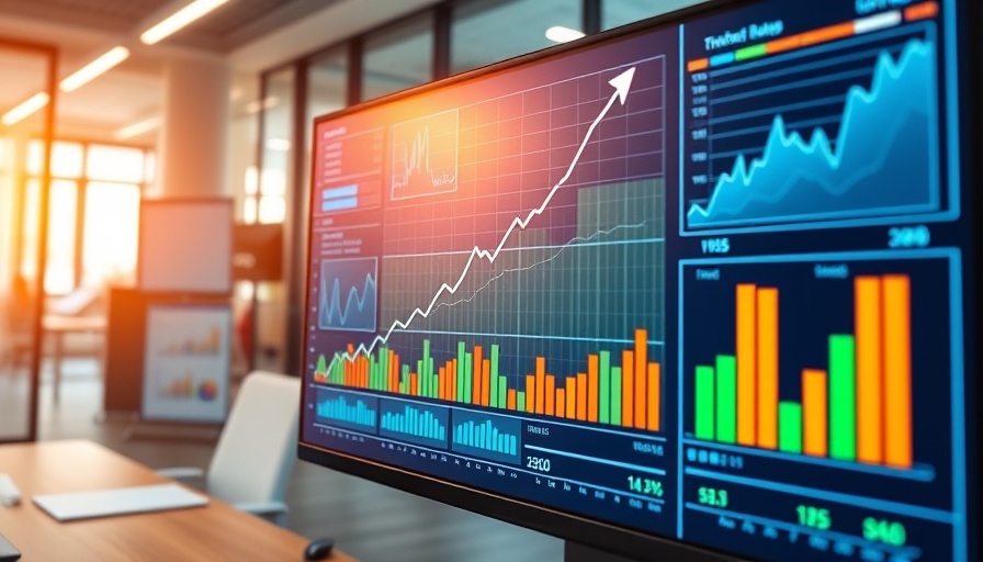 Financial charts showing Baiya International Group financial results upward trend.